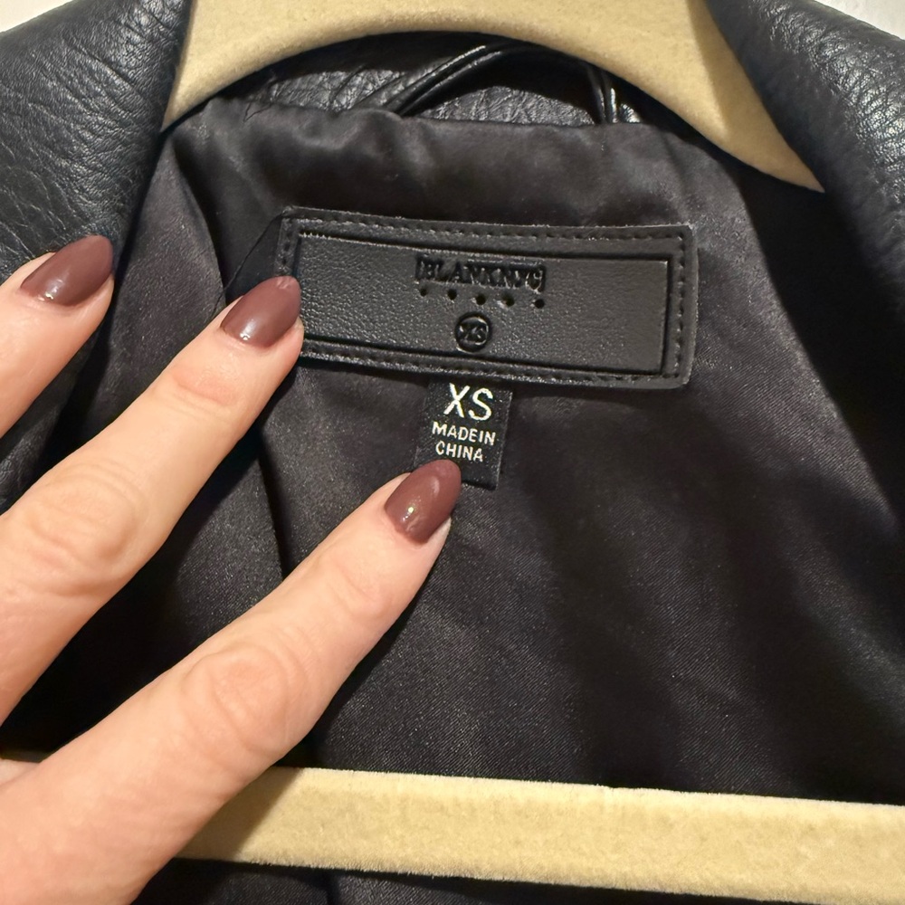 Blank NYC Black Bomber Jacket - Picture 2 of 6